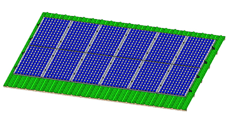 Metalldachmontagehalterung
